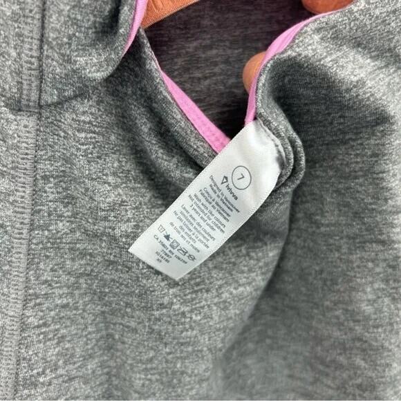 Ivivva (lululemon) Gray Tank Top with Pink Straps - Picture 4 of 4